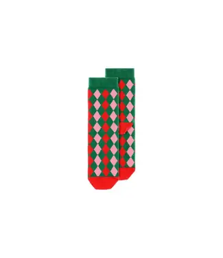 PartyDeco Sokken ruitjes | Maat 27-30