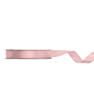 PartyDeco Satijnen lint light dusty rose | 12 mm x 25 m
