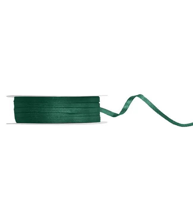 Satijnen lint bottle green | 3 mm x 50 m