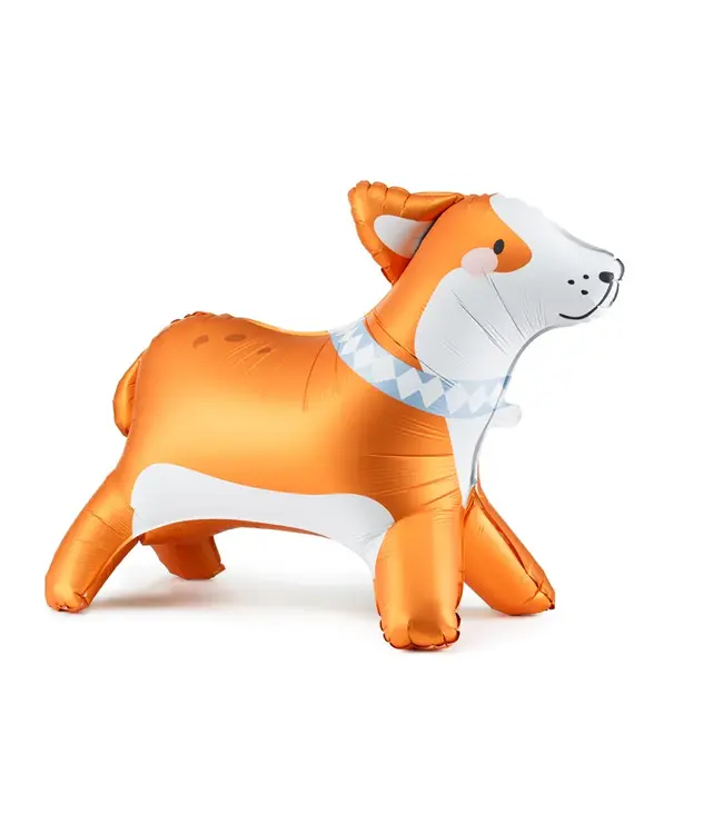 Folieballon corgi hond | 88cm x 70cm