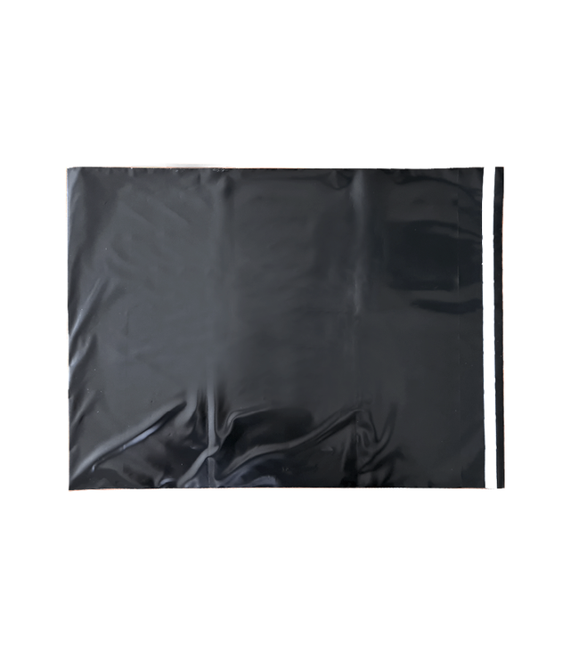 10x verzendzakken zwart (m) | 36x45cm