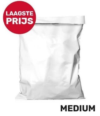 KP 10x verzendzakken wit (m) | 36x45cm