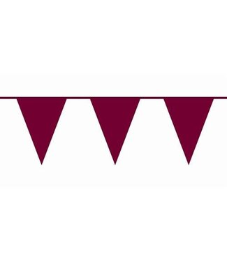 Haza Vlaggenlijn bordeaux rood | 10 meter