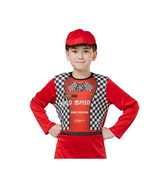 GoDan Verkleedset Racing driver Formule 1 | Maat 120/130