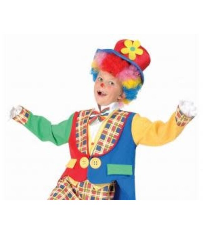 Verkleedset Clown | Maat 110/120 (excl. pruik)