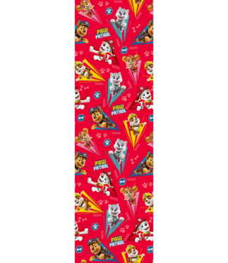 Paw Patrol Cadeaupapier Paw Patrol rood | 200 x 70 cm