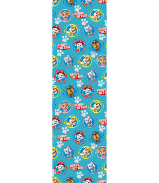 Paw Patrol Cadeaupapier Paw Patrol lichtblauw | 70 x 200 cm