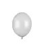 Ballonnen metallic zilver - zak 50 stuks