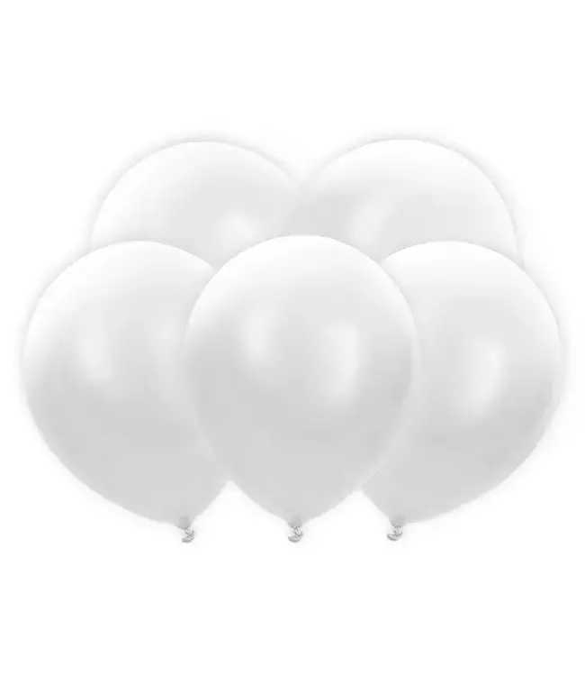 Led ballonnen wit | 30 cm | 5 stuks