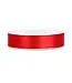 Satijnen lint rood 12mm breed- 25m lang
