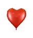 Folieballon hart XXL | 136 x 129 cm | Rood