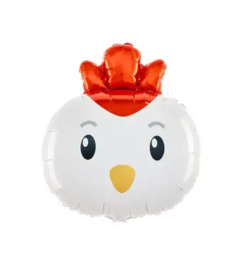 PartyPal Folieballon kip | 69 x 52cm
