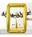 Folieballon gouden lijst / Fotoframe | 87x72cm