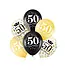 Ballonnenmix 50 Happy Birthday | 6 stuks