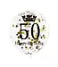 Ballonnenmix 50 Happy Birthday | 6 stuks