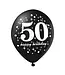 Ballonnenmix 50 Happy Birthday | 6 stuks