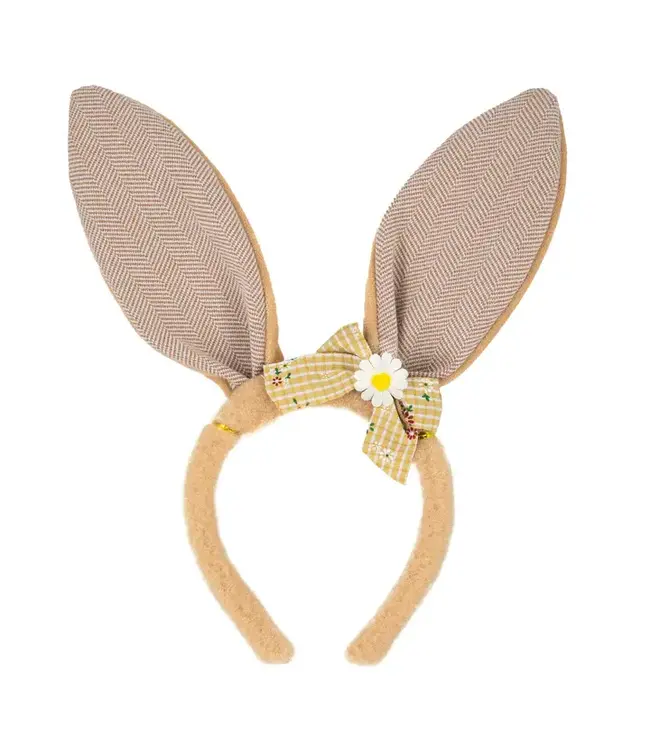 Paashaasoortjes met strik beige | 1st
