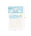 Taarttoppers babyshower blauw | 6 stuks