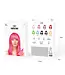 Pruik lang haar | Neon roze