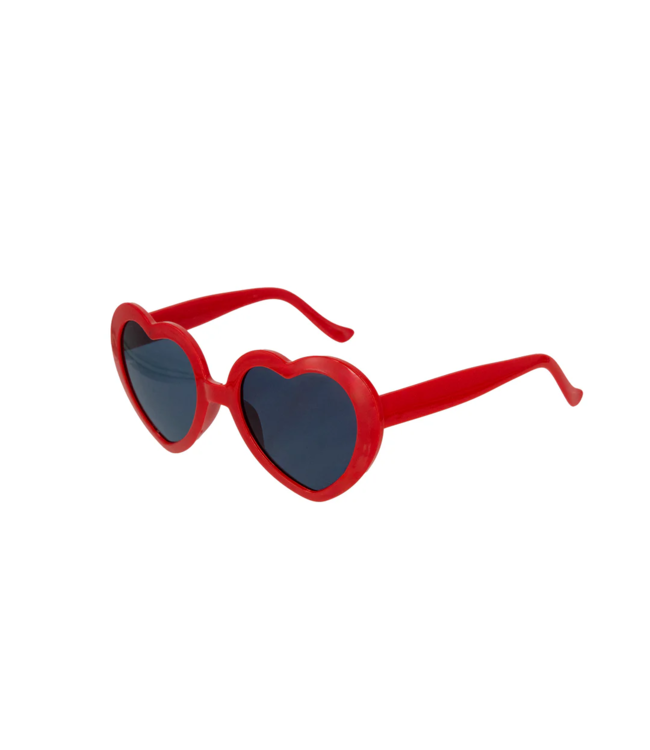 Zonnebril hartje rood