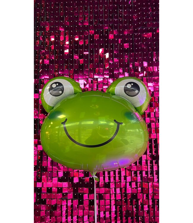 Kikker folieballon groen | 60 cm