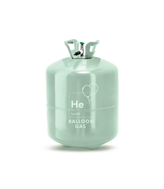 PartyDeco Heliumtank groen | 100 ballonnen