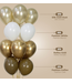 Ballonnen Silk Gold Dust | 30 cm = 12" | 50 stuks
