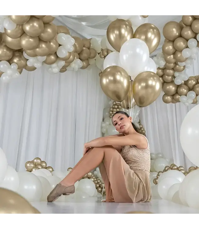 Ballonnen Silk Gold Dust MINI | 12 cm = 5" | 10 stuks