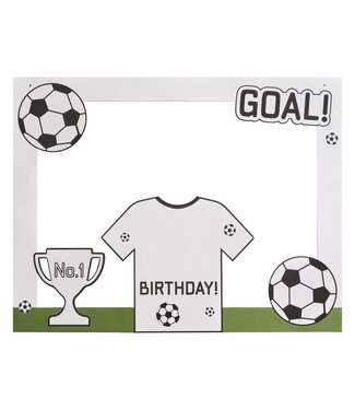 Ginger Ray Photobooth frame Voetbal | Incl. naam & leeftijdstickers