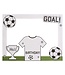 Photobooth frame Voetbal | Incl. naam & leeftijdstickers