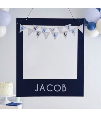 Ginger Ray Photobooth frame Happy Birthday | Incl. naamsticker