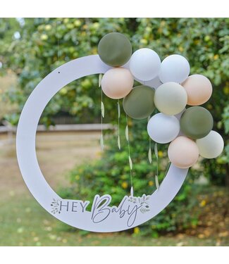 Ginger Ray Photobooth frame Baybyshower | Hey Baby incl. ballonnen