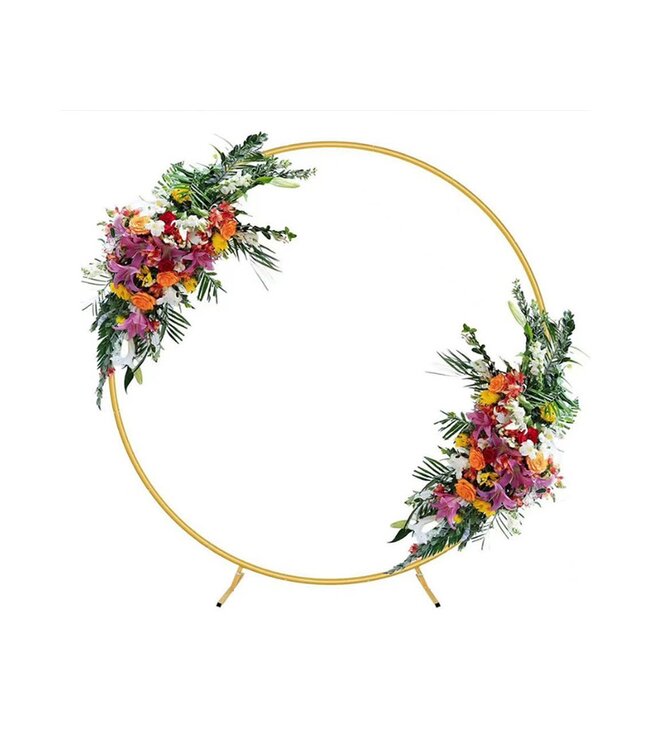 Backdrop frame Cirkel | Goud | 150 cm