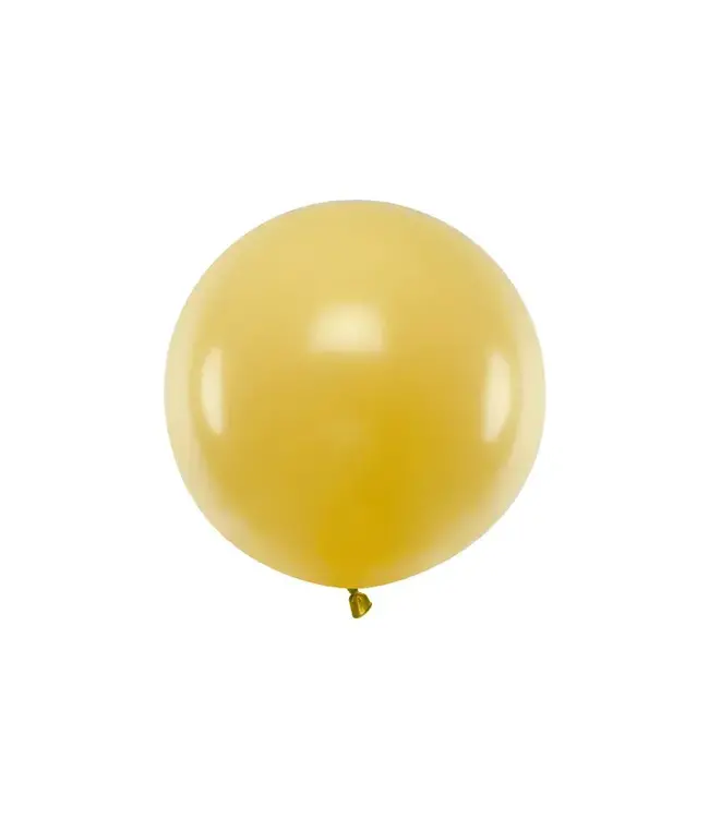 Reuzeballon metallic goud | 60 cm = 24"
