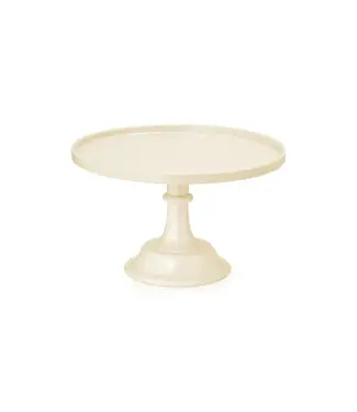 PartyDeco Taartplateau beige rond | 24 x 14,5 cm