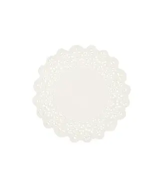 PartyDeco Placemats wit papier | 35,5 cm | 50 stuks
