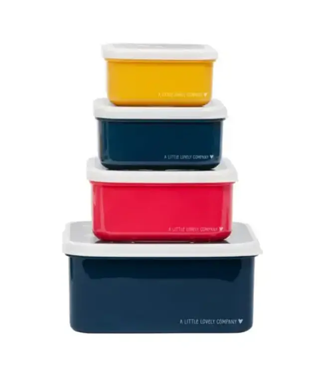 Lunch & snack box set | Ruimte | 4-delig