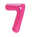 Cijferballon 7 | Roze | 100 cm