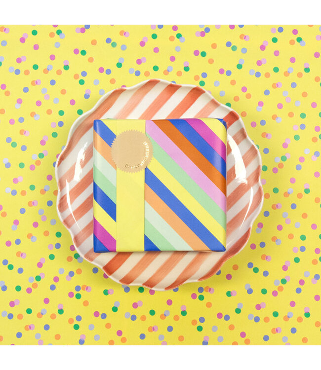 Cadeaupapier Multi Stripes Bright | 70 x 300 cm