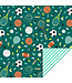 Cadeaupapier Sports - Stripe Mint | 70 x 300 cm