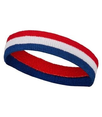 Haza Hoofdband rood-wit-blauw
