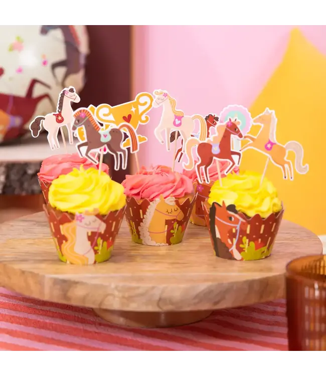 Prikkers paarden | 9 stuks