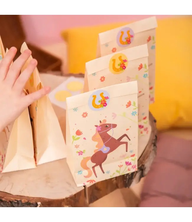 Snoepzakjes paarden | 6 stuks