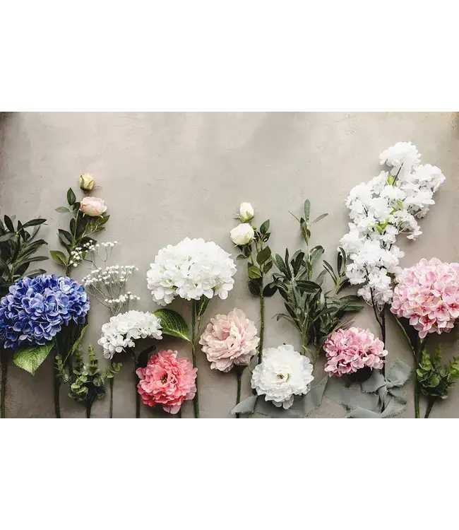 Pioenroos roze | Kunstbloem | 35 cm