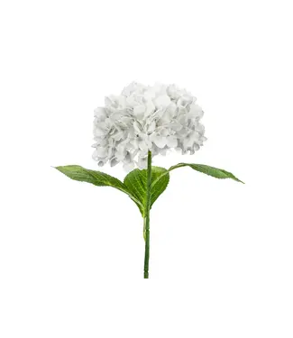 Kunstbloem |  Hortensia | 69 cm | Wit