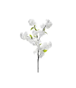 Kunstbloem Kersenbloesem | 97 cm | Wit