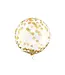 Orbz Ballon met stippen | 40cm | goud