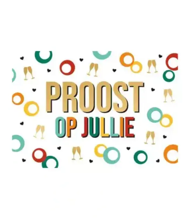 Wenskaart | Proost op jullie