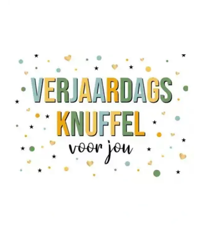 Wenskaart | Verjaardagsknuffel voor jou