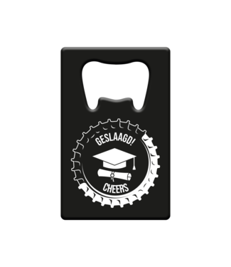 Metalen bier opener | Geslaagd school